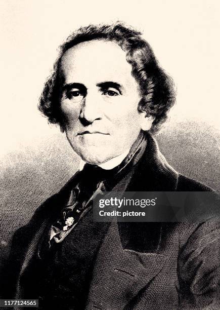 giacomo meyerbeer  (xxxl) - 40 44 years stock illustrations