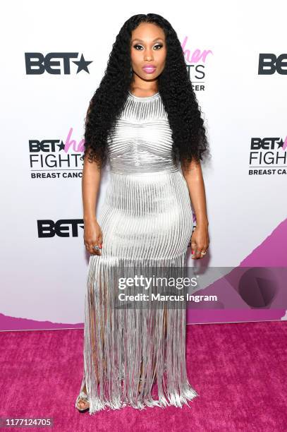 Angell Conwell attends 'BET Her Fights Breast Cancer' special event at The Riverside EpiCenter on September 25, 2019 in Atlanta, Georgia.