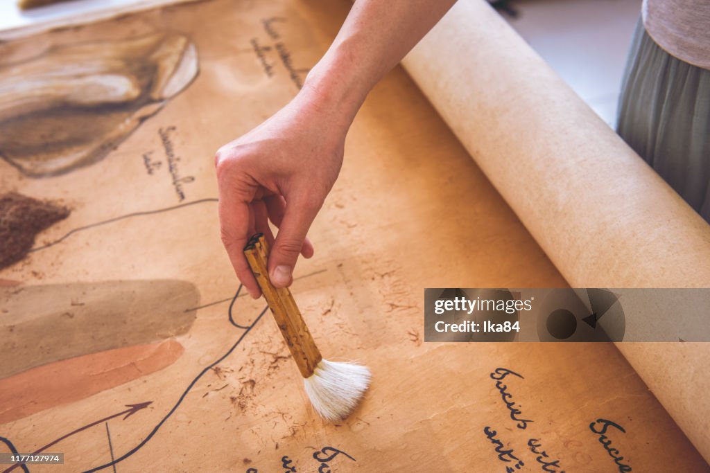 Restoration old book
