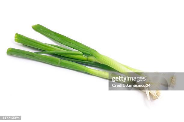 green onions - bosui stockfoto's en -beelden
