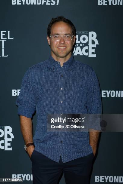 Brian DeLeeuw attends the 2019 Beyond Fest opening night premieres of 'Color Out Of Space' and 'Daniel Isn't Real' at the Egyptian Theatre on...