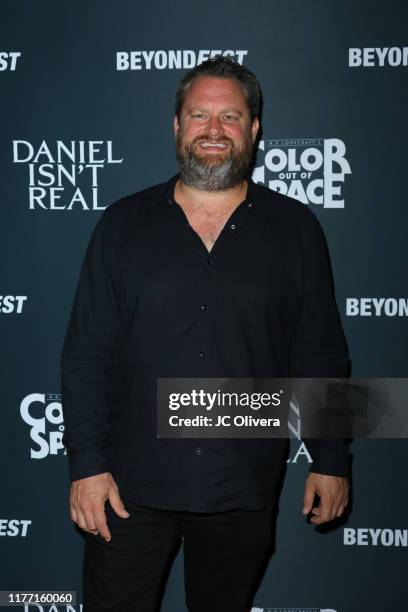 Peter Goldwyn attends the 2019 Beyond Fest opening night premieres of 'Color Out Of Space' and 'Daniel Isn't Real' at the Egyptian Theatre on...