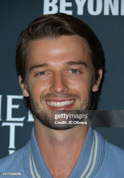 Patrick Schwarzenegger attends the 2019 Beyond Fest opening night premieres of 'Color Out Of Space' and 'Daniel Isn't Real' at the Egyptian Theatre...