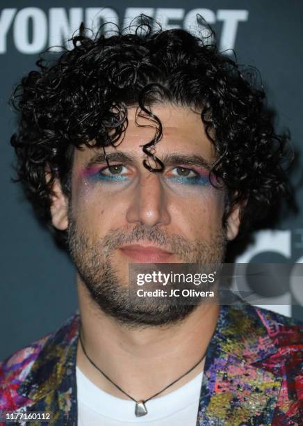 Adam Egypt Mortimer attends the 2019 Beyond Fest opening night premieres of 'Color Out Of Space' and 'Daniel Isn't Real' at the Egyptian Theatre on...