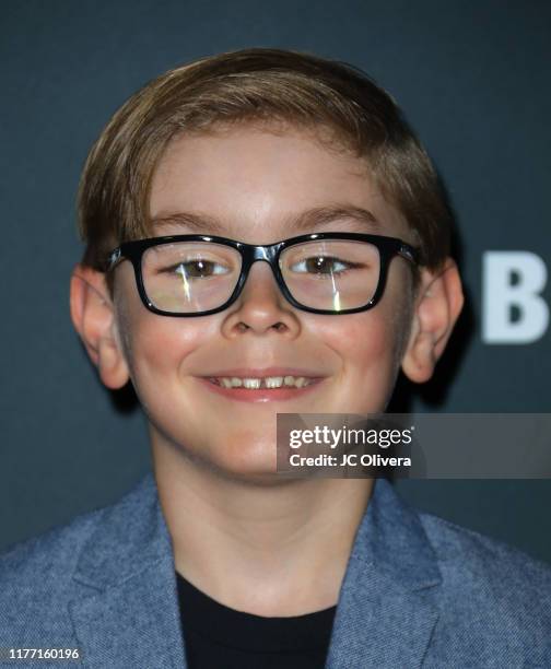 Julian Hilliard attends the 2019 Beyond Fest opening night premieres of 'Color Out Of Space' and 'Daniel Isn't Real' at the Egyptian Theatre on...