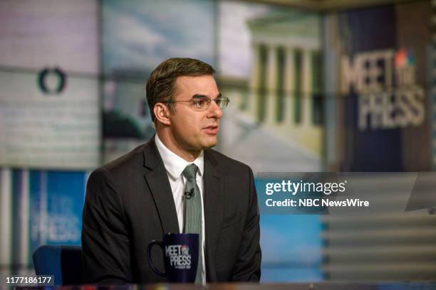 Pictured: Rep. Justin Amash appears on Meet the Press" in Washington, D.C., Sunday, October 20, 2019.