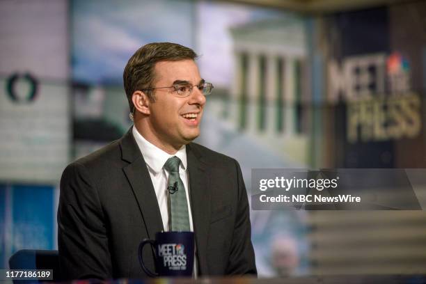 Pictured: Rep. Justin Amash appears on Meet the Press" in Washington, D.C., Sunday, October 20, 2019.