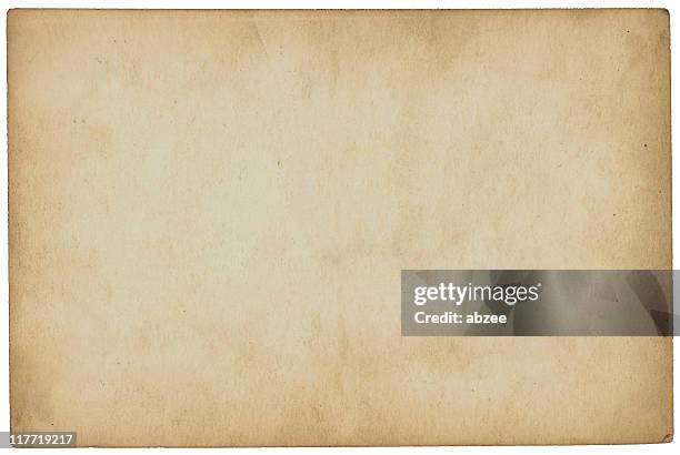 aged paper with slight yellowing - parchment paper stock pictures, royalty-free photos & images