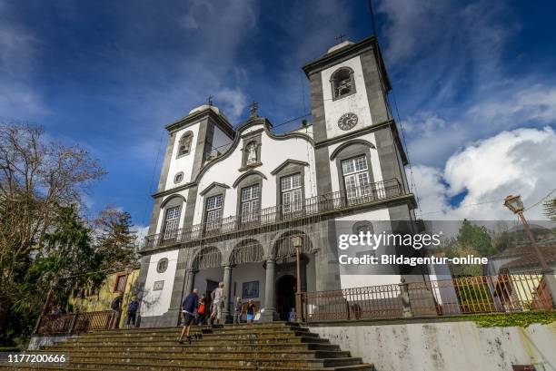 Church of Nossa Senhora do Monte, Monte, Funchal, Madeira, Portugal, Kirche «Nossa Senhora Do Monte«.
