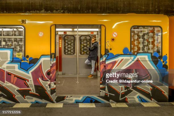 Subway, Graffiti, Berlin, Germany, U-Bahn, Germany.