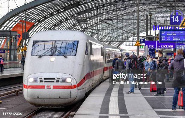 Intercity express, central station, Moabit, middle, Berlin, Germany, ICE, Hauptbahnhof, Mitte, Germany.