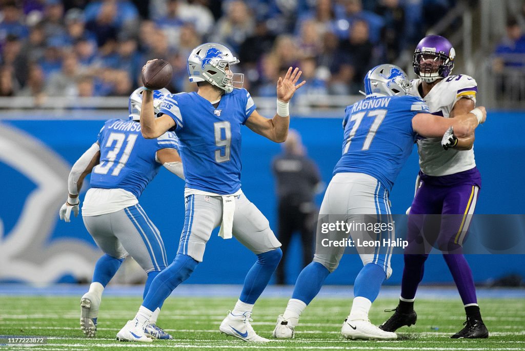 Minnesota Vikings v Detroit Lions