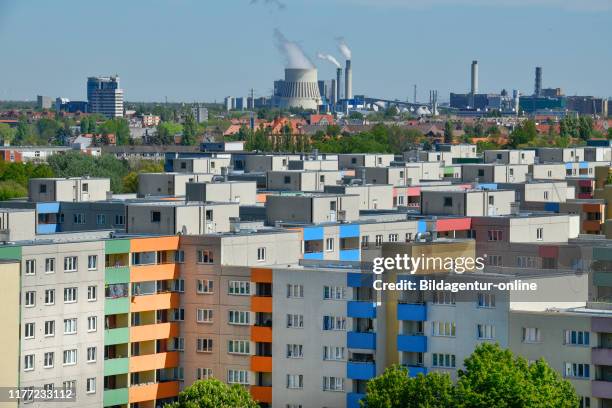 High rises, fruit avenue, fruit avenue settlement, Staaken, Spandau, Berlin, Germany, Hochhauser, Obstallee, Obstallee-Siedlung, Germany.