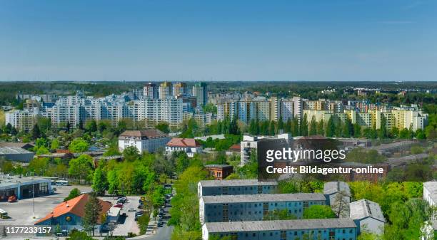 High rises, City Council way and fruit avenue, fruit avenue settlement and Rudolf Wissel settlement, Staaken, Spandau, Berlin, Germany, Hochhauser,...