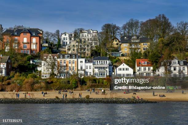 Villas, Elbstrand, Oevelgoenne, Othmarschen, Hamburg, Germany, Villen, Germany.