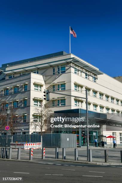 Message of the United States of America, Ebertstrasse, middle, Berlin, Germany, Botschaft der Vereinigten Staaten von Amerika, Ebertstrasse, Mitte,...