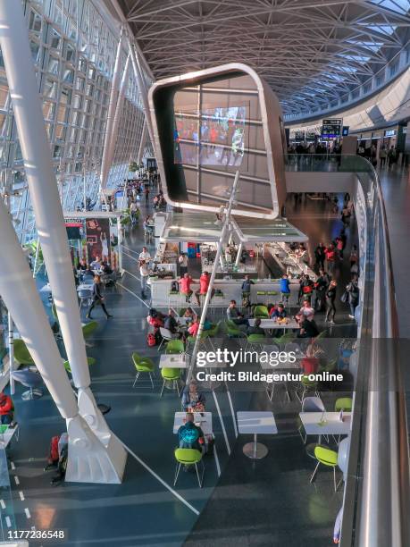 Waiting hall, airport, Zurich, Switzerland, Wartehalle, Flughafen, Zurich, Switzerland.