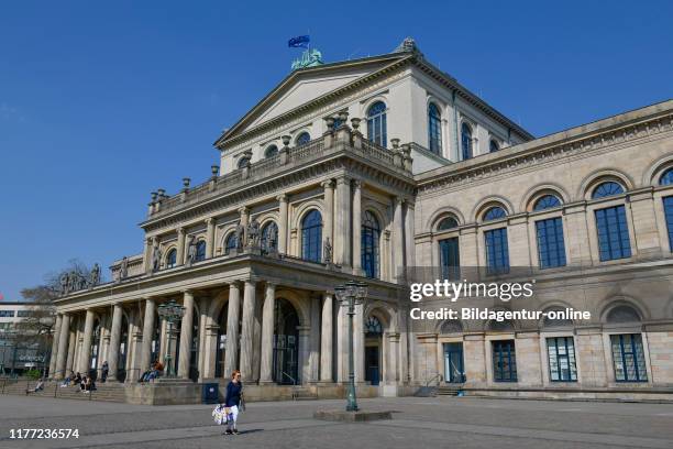 State opera, opera place, Hannover, Lower Saxony, Germany, Staatsoper, Opernplatz, Niedersachsen, Germany.