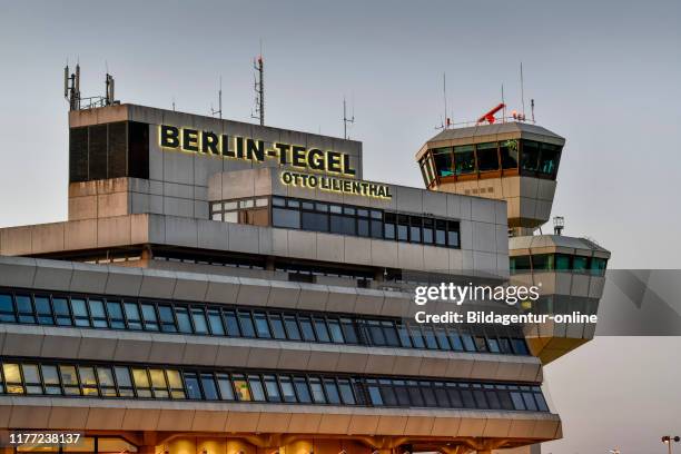 Terminal A, airport of Tegel, village Reinicken, Berlin, Germany, Flughafen Tegel, Reinickendorf, Germany.