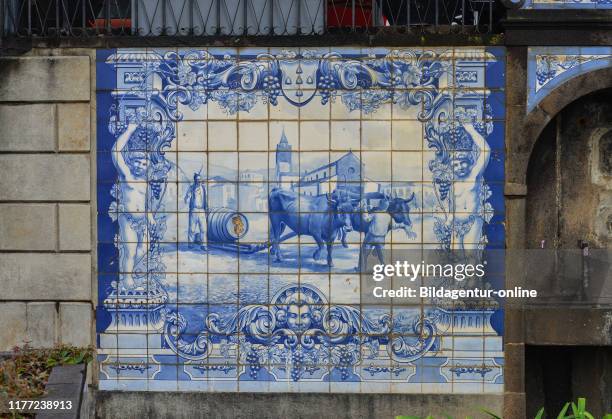 Azulejos, Funchal, Madeira, Portugal.