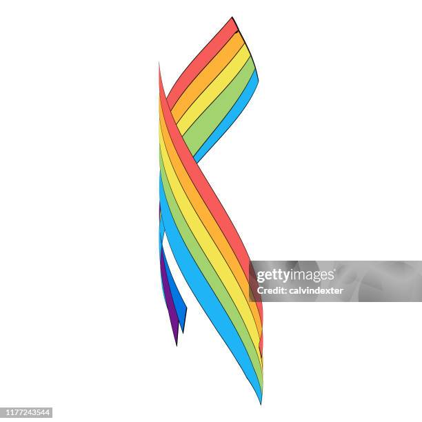 rainbow flag abstract design - pride flag background stock illustrations