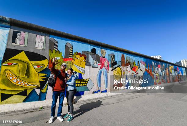 Jim Avignon, East Side Gallery, Muhlenstrasse, Friedrich's grove, Berlin, Germany, Muhlenstrasse, Friedrichshain, Germany.