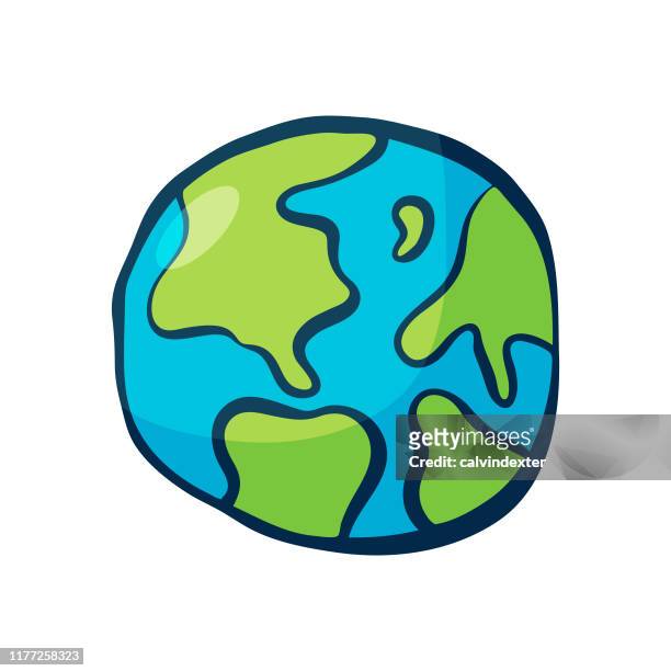 Planet Earth Cartoon Design High-Res Vector Graphic - Getty Images