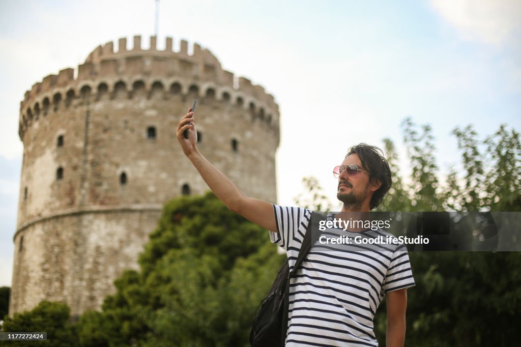 Turist i Thessaloniki