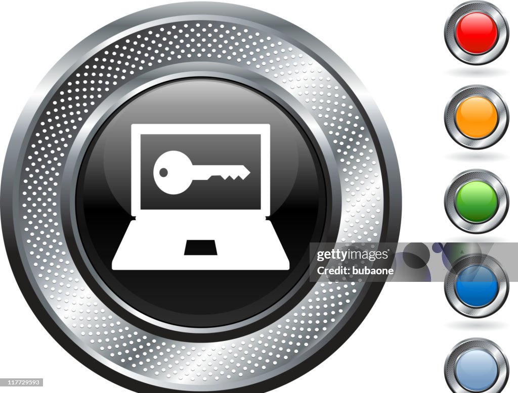 Random Security Button Computer Security Metallic Button High-Res Vector Graphic - Getty Images