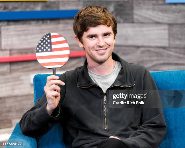 Actor Freddie Highmore visit’s 'The IMDb Show' on September 23, 2019 in Studio City, California. This episode of 'The IMDb Show' airs on October 3,...