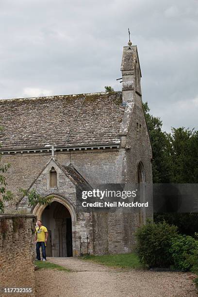 General View at the church where Kate Moss and Jamie Hince are due to get married tomorrow on June 30, 2011 in Southrop, England.