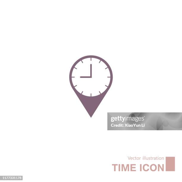 vector drawn clock icon. - findlater stock illustrations