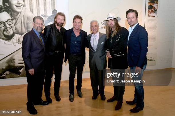 Dane Bryant, Ronnie Dunn of Brooks and Dunn, actor Dennis Quaid, Del Bryant, Billy Ray Cyrus and Charles Esten attend the grand opening of We Could:...