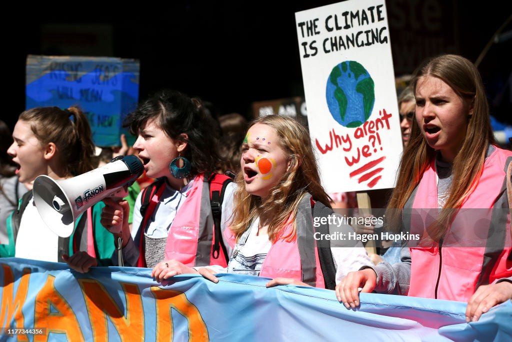 New Zealanders Strike For Climate Action