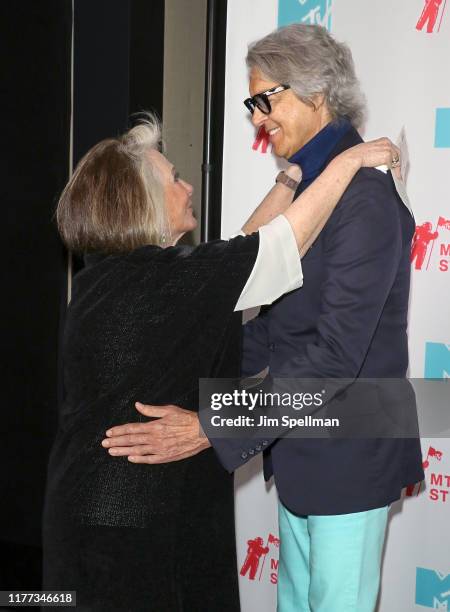 Producer Sheila Nevins and Tommy Tune attend the MTV Documentary Films Launch at Walter Reade Theater on September 26, 2019 in New York City.