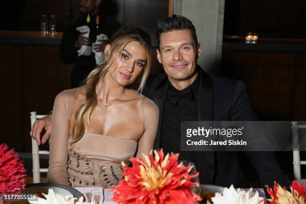 Shayna Taylor and Ryan Seacrest attend the New York City Ballet 2019 Fall Fashion Gala at David H. Koch Theatre at Lincoln Center on September 26,...