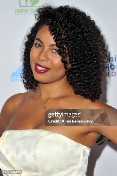 Jazz Smollett attends A Brighter Future for Children Charity Gala presented by The Dream Builder Project at Taglyan Cultural Complex on September 26,...
