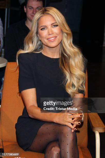 Sylvie Meis during the '3 nach 9' Talk Show on September 20, 2019 in Bremen, Germany.