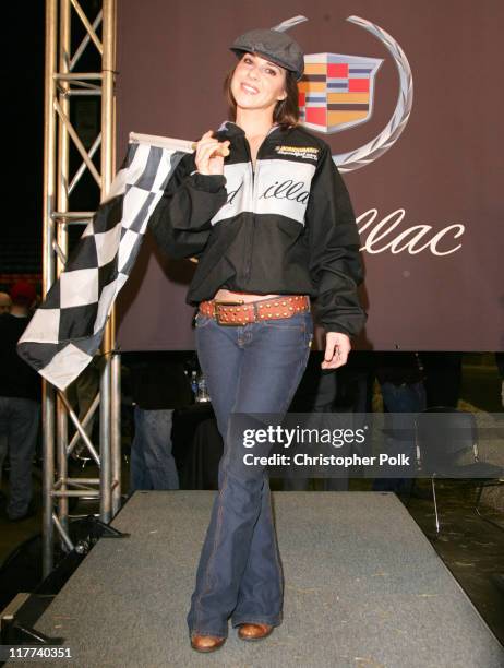 Kelly Monaco during Super Bowl XL - Fourth Annual Cadillac Super Bowl Grand Prix at Michigan State Fair Grounds in Detroit, Michigan, United States.