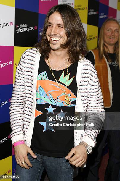 Cisco Adler of Whitestarr during T-Mobile Sidekick iD Launch - Arrivals in Los Angeles, California, United States.