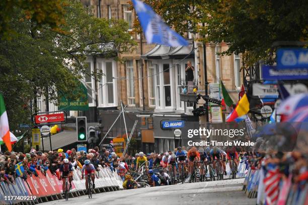 Sprint / Arrival / Megan Jastrab of The United States / Julie De Wilde of Belgium / Lieke Nooijen of The Netherlands / Aigul Gareeva of Russia /...