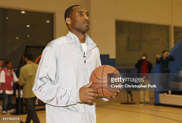 Kobe Bryant during Kobe Bryant and NBA '07's Eclectic Billy Joe Cuthbert Join Kids From the Lied Memorial Boys and Girls Club of Las Vegas at Lied...