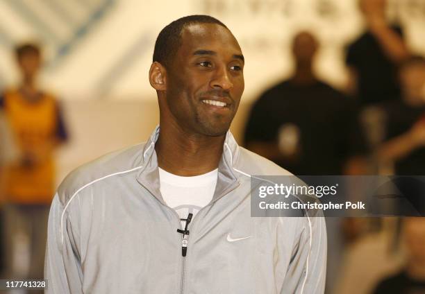 Kobe Bryant during Kobe Bryant and NBA '07's Eclectic Billy Joe Cuthbert Join Kids From the Lied Memorial Boys and Girls Club of Las Vegas at Lied...