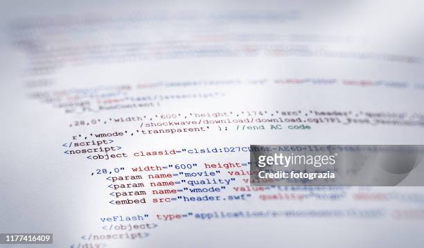 computer code - origins fotografías e imágenes de stock