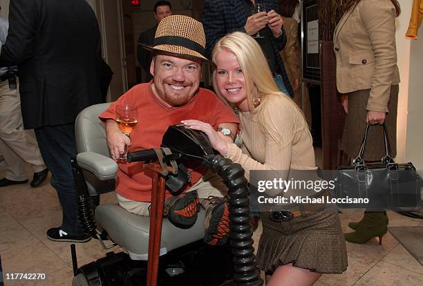 Two Foot Fred and Crystal Hunt during Country Takes New York City - Saks Fifth Avenue CMA Nominees Party at Saks 611 Fifth Avenue in New York City,...