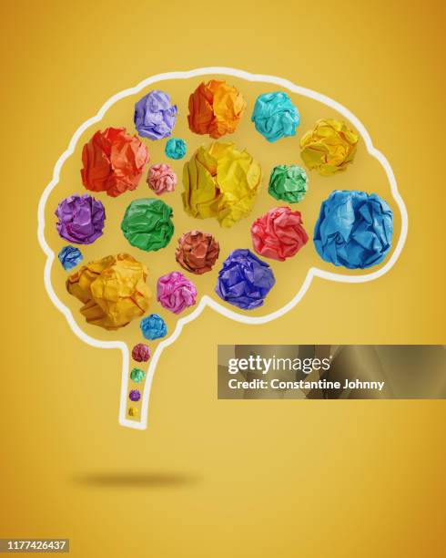 Brain Textured Paper 88 Layered Paper Brain Stock Photos, High-Res Pictures, and Images ...