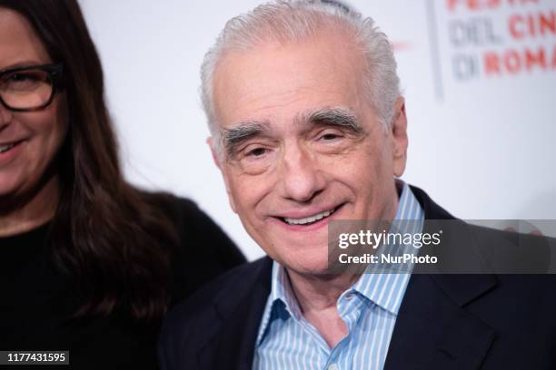 Martin Scorsese attends the photocall of the movie ''The Irishman'' during the 14th Rome Film Festival on October 21, 2019 in Rome, Italy.