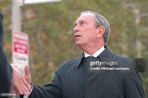 Michael Bloomberg, Mayor of New York during Country Takes New York City - Veterans Day Ceremony - Montgomery Gentry Performance at Madison Square...
