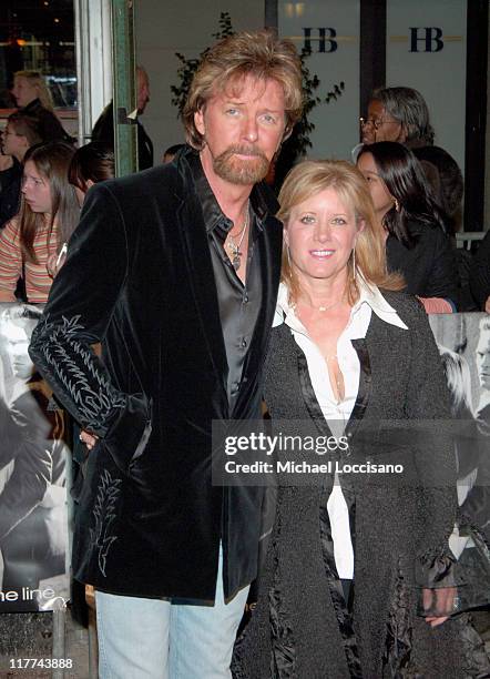Ronnie Dunn and Wife during Country Takes New York City - Presents "Walk The Line" Premiere at Beacon Theater in New York City, New York, United...