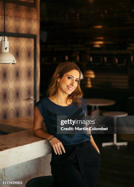 Journalist Léa Salamé poses for a portrait on July 4, 2019 in Paris, France.